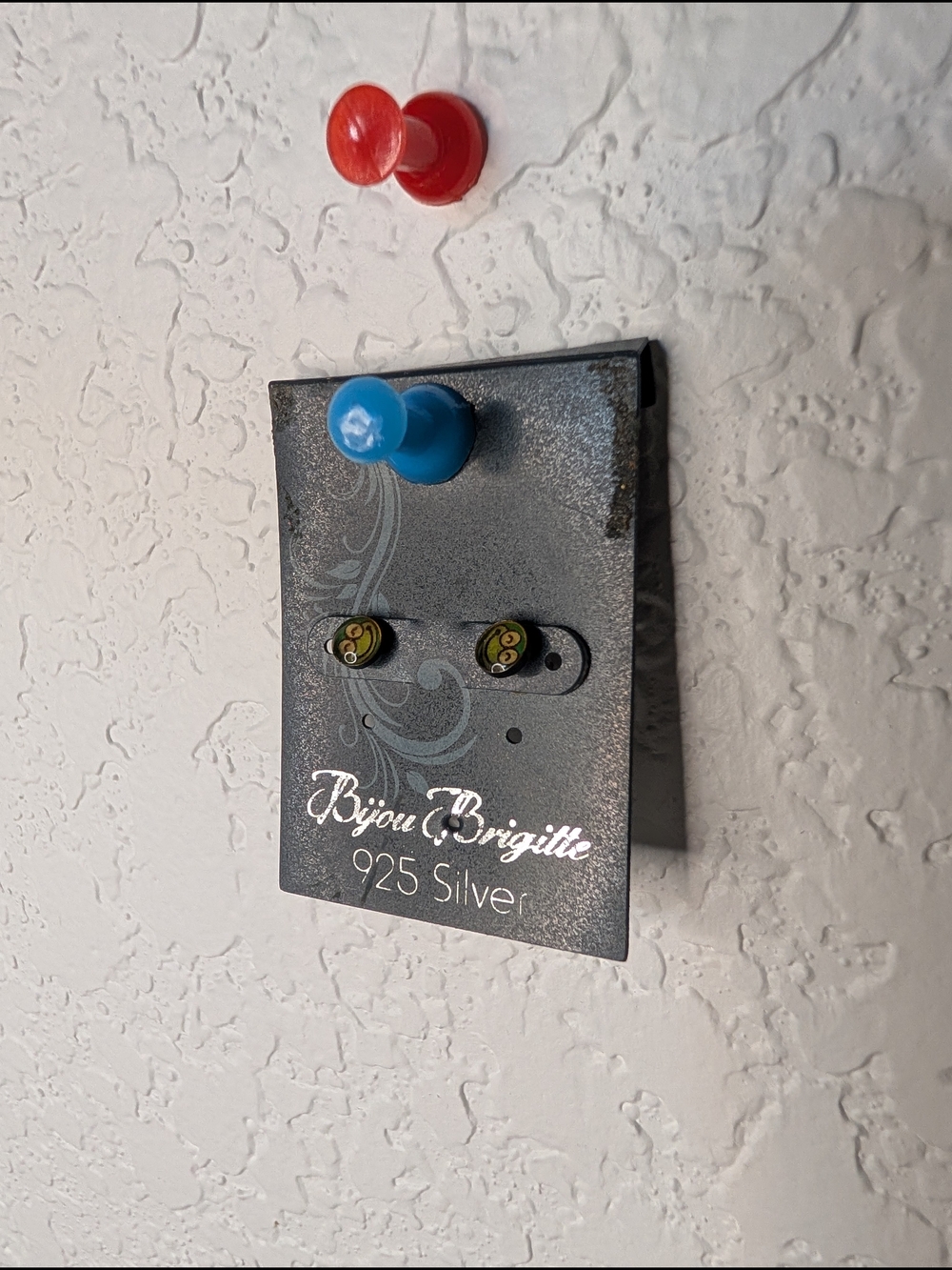 925 Silver Earrings - Frog Accent
